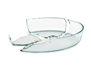 Hittebestendig glas (ovenschotels, pyrex, glazen koffiekannen, glazen kookplaten, ruiten van kachels ...) -> recyclagepark afvalglas